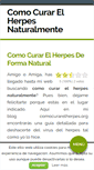 Mobile Screenshot of comocurarelherpes.org