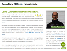 Tablet Screenshot of comocurarelherpes.org